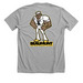 Bluejackets 100 Years Strong! (yellow), a Athletic Heather Premium Unisex Tee (back-view)