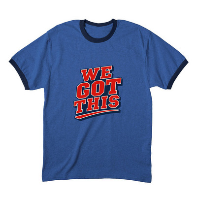 We Got This - Shirt, a Heather Royal/ Navy Cotton Ringer Tee