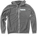 Zip-Up Hoodies, a Deep Heather Zip Up Hoodie