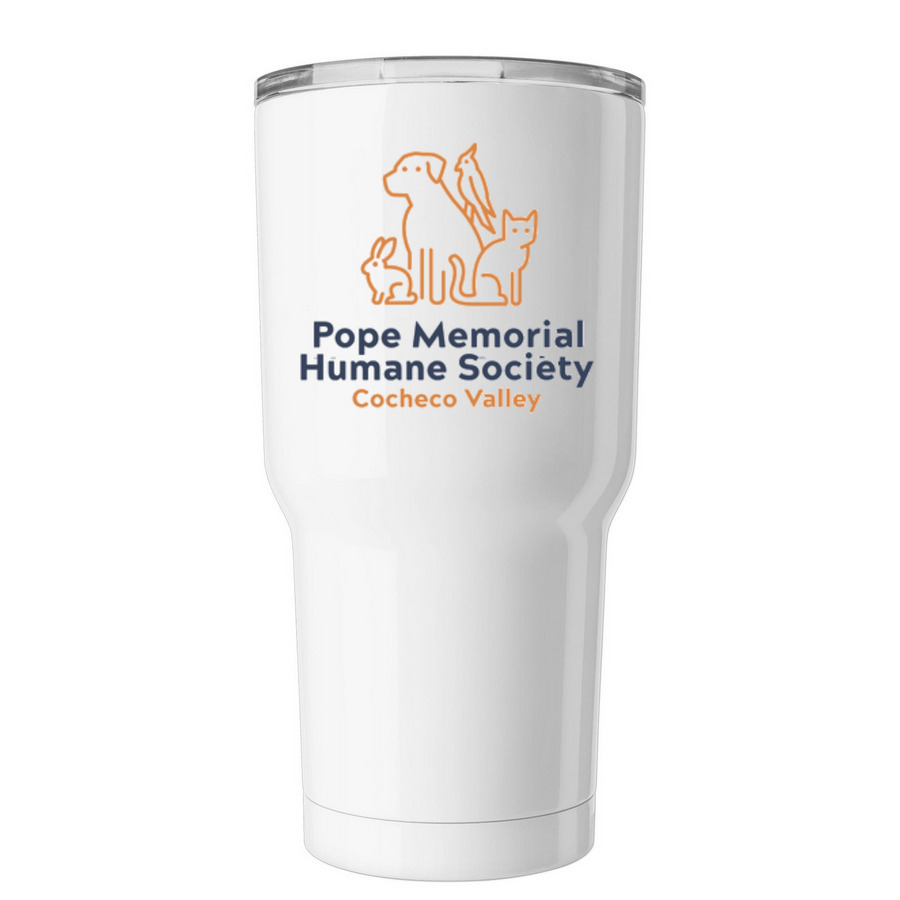 PMHS-CV Tumbler, a White Insulated Tumbler