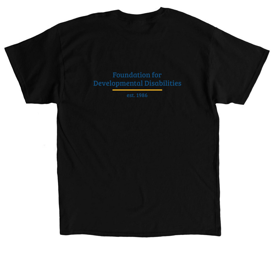 40th Anniversary, a Black Classic Unisex Tee (back-view)
