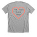SUPPORT CREW, a Athletic Heather Premium Unisex Tee (back-view)