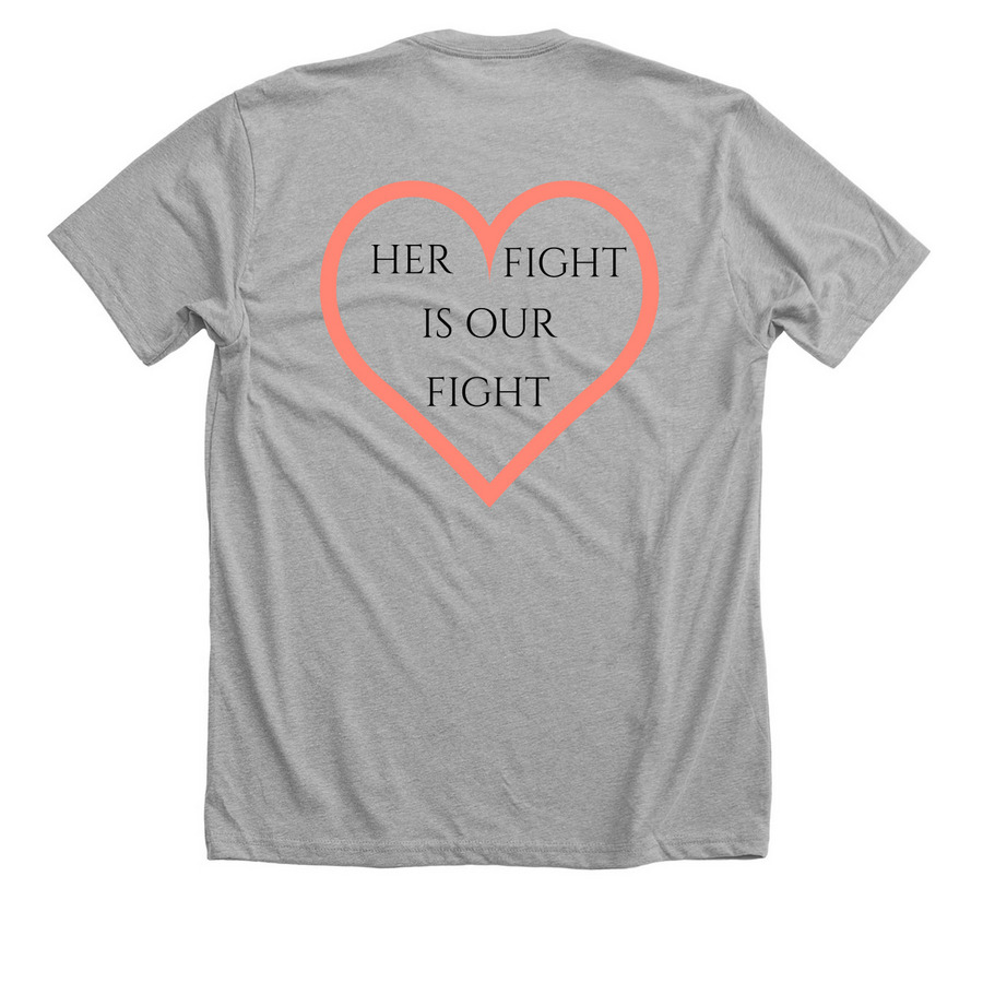 SUPPORT CREW, a Athletic Heather Premium Unisex Tee (back-view)