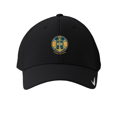 Circle of Hope Hats, a Black Printed Nike Dri-FIT Legacy Performance Cap