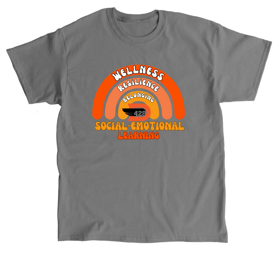 D428 MTSS/SEL, a Charcoal Classic Unisex Tee