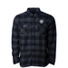 Flannel and such, a Charcoal Heather/ Black Unisex Flannel Shirt