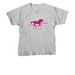 pink horsey tee&nbsp;, a Sport Grey Youth Unisex Tee