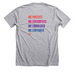 We Are Vista Maria - Heart, a Athletic Heather Premium Unisex Tee (back-view)