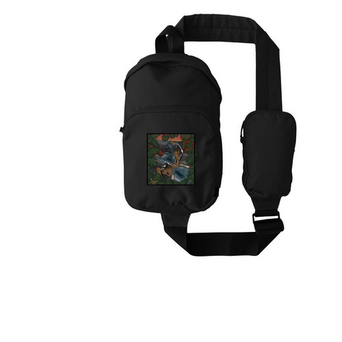 Axanthic Crestie Sunset Crossbody&nbsp;, a Black Grove Sling Bag