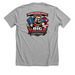 MRH ED BIG DAWGS, a Athletic Heather Premium Unisex Tee (back-view)