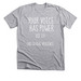 YOUR VOICE HAS POWER, a Athletic Heather Premium Unisex Tee