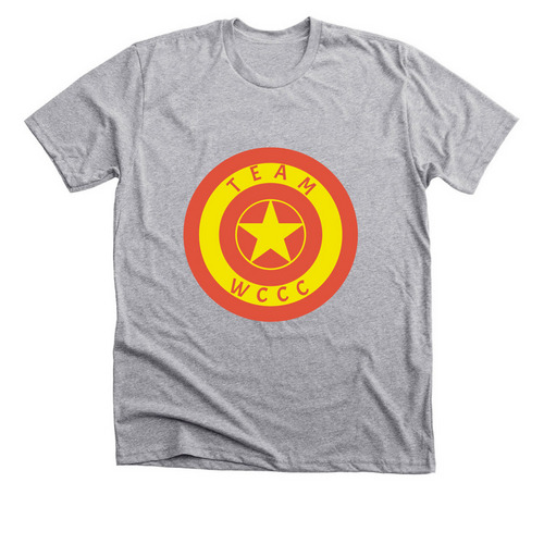 WCCC, a Athletic Heather Premium Unisex Tee