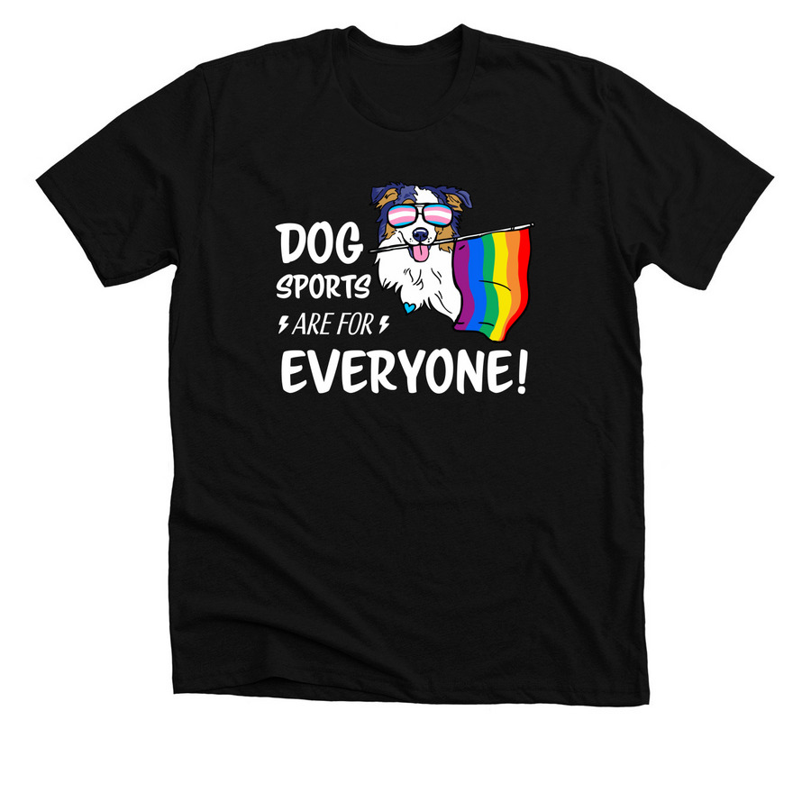 Pride Dog Sports (Aussie), a Solid Black Blend Premium Unisex Tee