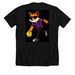 Cherry Picked, a Solid Black Blend Premium Unisex Tee (back-view)