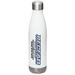 RECFAB water bottles, a White Stainless Steel Water Bottle (back-view)
