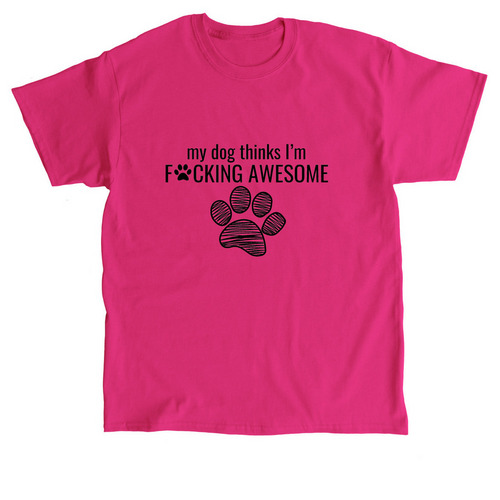F*cking Awesome, a Heliconia Classic Unisex Tee