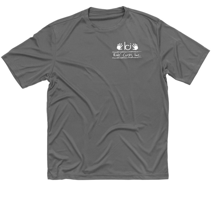 KCI Adult Performance Swag, a Grey Concrete Classic Performance Tee