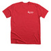 Turning Pages, Turning Lives (white design), a Heather Red Premium Unisex Tee