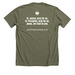 Hope for Hudson, a Heather Olive Premium Unisex Tee (back-view)