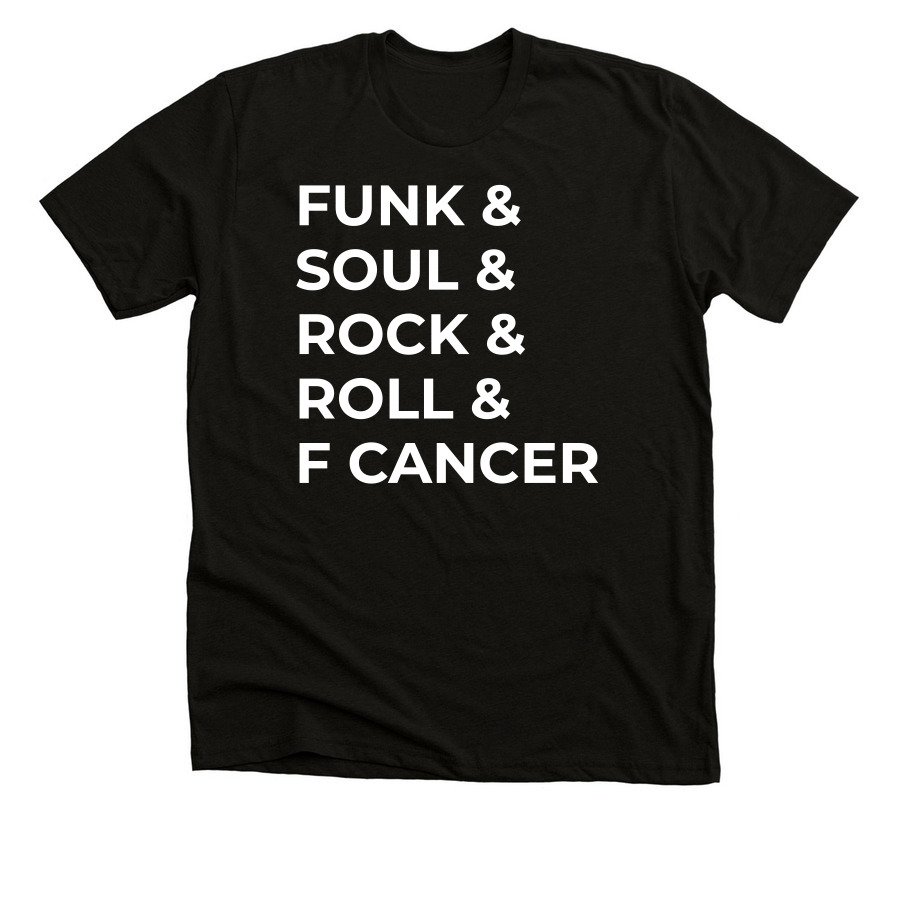DB F Cancer, a Solid Black Blend Premium Unisex Tee