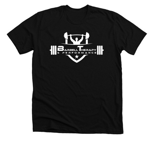 Barbell Therapy Merch!, a Solid Black Blend Premium Unisex Tee