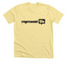 RepresentUs Logo, a Heather Yellow Gold Premium Unisex Tee