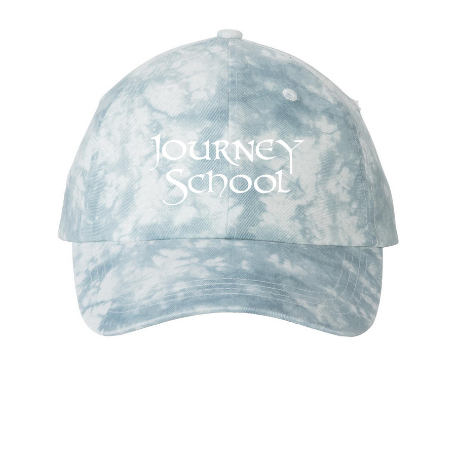 Tie Dye Hats, a Light Blue Printed Tie Dye Baseball Hat