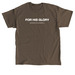 for his glory&nbsp;, a Dark Chocolate Classic Unisex Tee