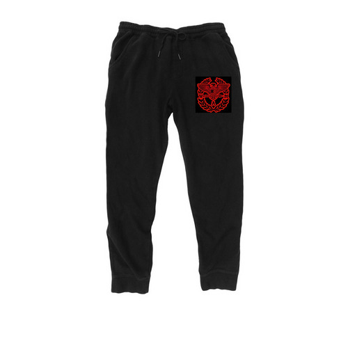 WAM JOGGERS, a Black Midweight Fleece Joggers