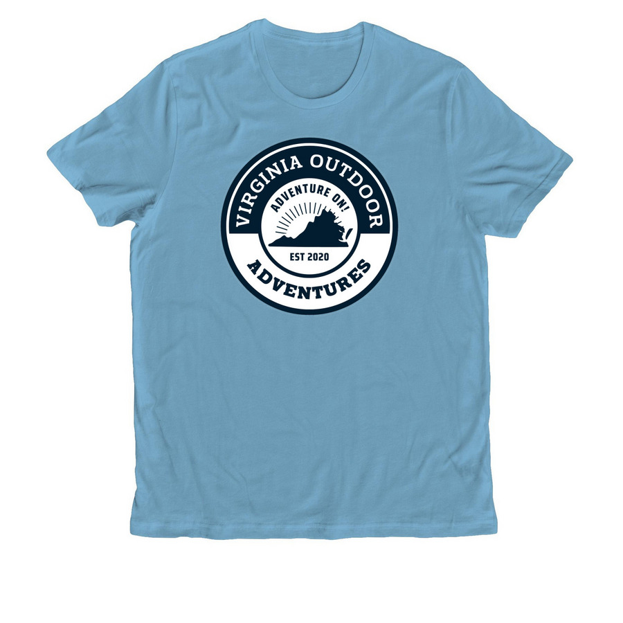 EST 2020 Adventure on!, a Arctic Blue Allmade Organic Cotton Unisex Tee