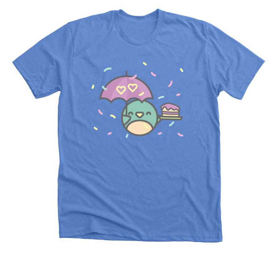 Always Sprinkling in the PNW, a Heather Columbia Blue Premium Unisex Tee