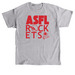 ASFL Rockets Stacked Shirt, a Sport Grey Classic Unisex Tee
