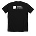 EMPOWER PUBLIC DEFENSE, a Solid Black Blend Premium Unisex Tee (back-view)