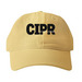 CIPR Logo Cap, a Mustard Printed Pigment Dye Baseball Cap