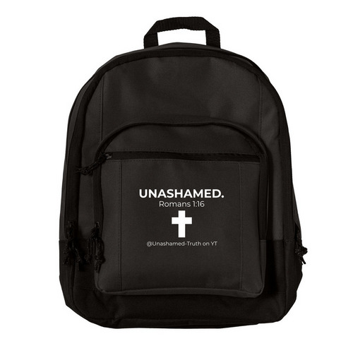 UNASHAMED. Backpack, a Black Everyday Backpack
