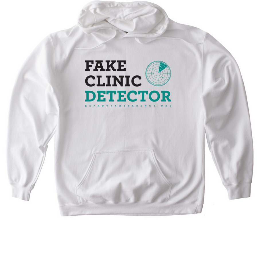 Fake Clinic Detector | Spotlight&nbsp;, a White Gildan Softstyle Pullover Hoodie