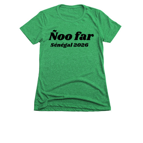 Vive Senegal 2026 (bl), a Kelly Green Women's Slim Fit Tee