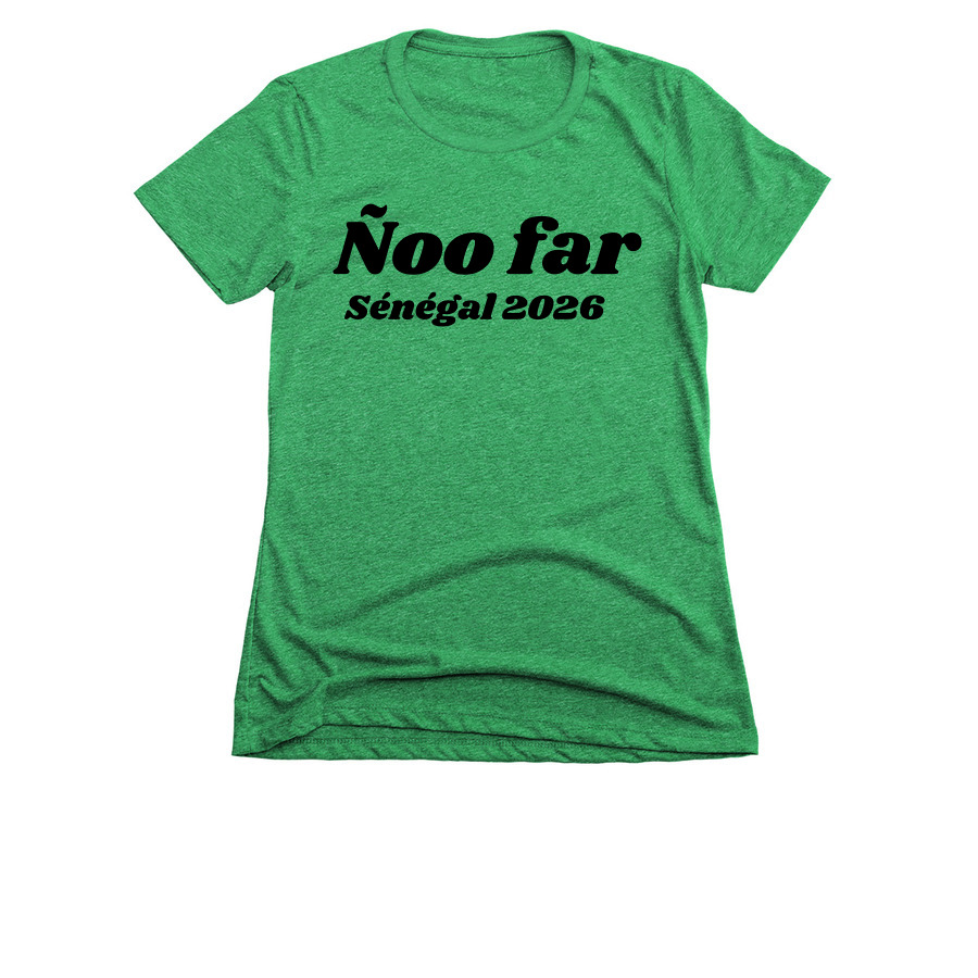 Vive Senegal 2026 (bl), a Kelly Green Women's Slim Fit Tee