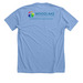 WUMC Inclusion 2026, a Heather Carolina Blue Premium Unisex Tee (back-view)