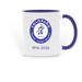 CoNPS Mugs, a Dark Blue Two-Tone Ceramic Mug