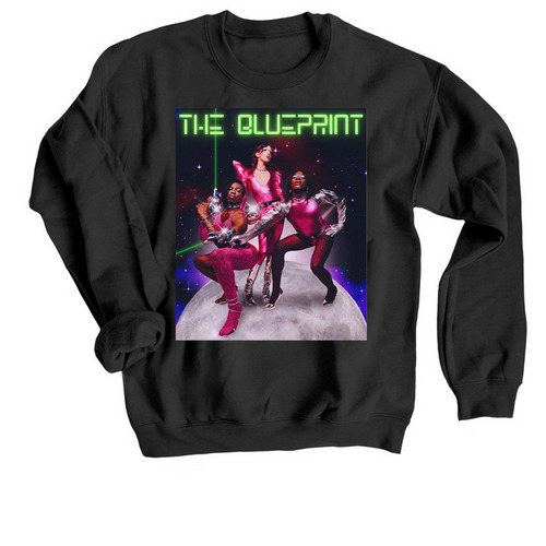 THE BLUEPRINT Crewneck, a Black Crewneck Sweatshirt