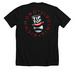 RVA front, Tip Top back, a Solid Black Blend Premium Unisex Tee (back-view)