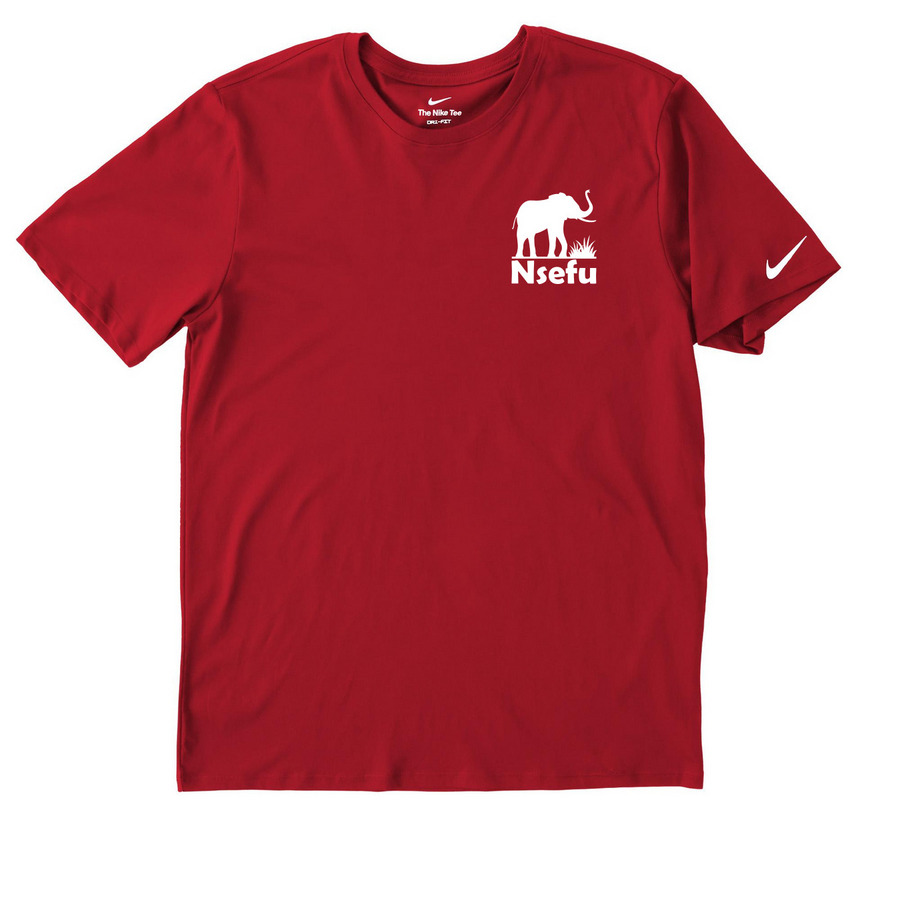 Nike Jersey w/Logo, a Gym Red Nike Dri-FIT Jersey Blend Performance Tee