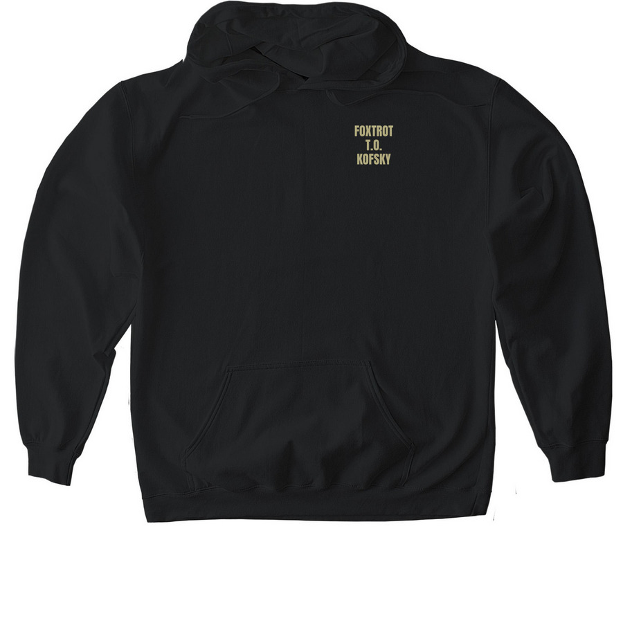 KOFSKY, a Black Gildan Softstyle Pullover Hoodie