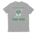 The Wiz, a Granite Grey Heather Allmade Organic Cotton Unisex Tee