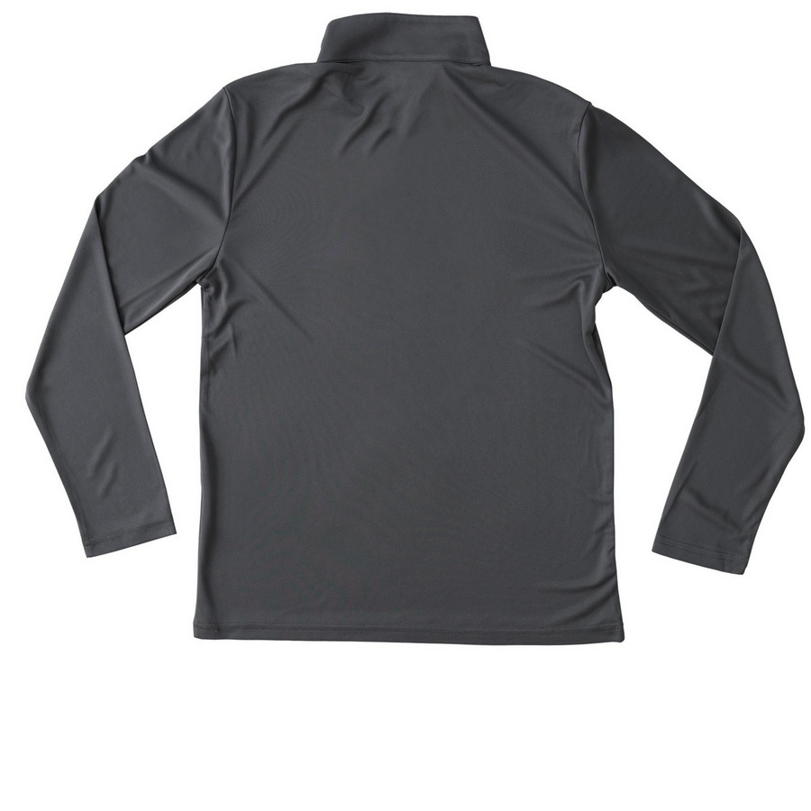 Hope Lives - the Market @IFCS: Pocket Active, a Iron Grey Youth Performance Quarter Zip Pullover (back-view)
