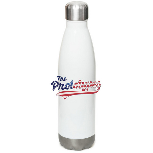 The Prototypes Water Bottle, a White Stainless Steel Water Bottle