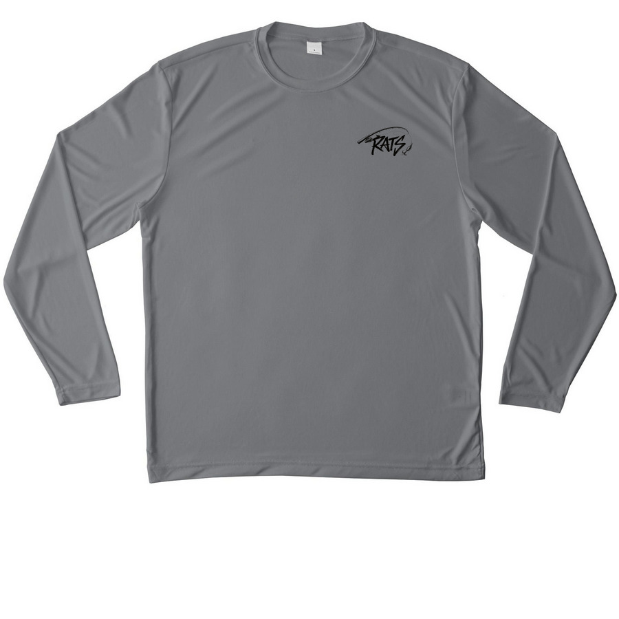 Bluefish Long Sleeve&nbsp;, a Grey Concrete Unisex Performance Long Sleeve Tee