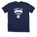 Respect the Stache, a Solid Navy Blend Premium Unisex Tee