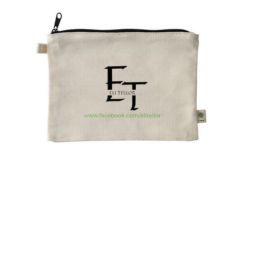 ET Hemp Pouch, a Natural 9"x7" Hemp Blend Pouch